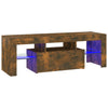 TV-taso LED-valoilla savutammi 120x35x40 cm