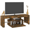 TV-taso LED-valoilla savutammi 120x35x40 cm