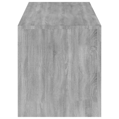 TV-taso LED-valoilla harmaa Sonoma 120x35x40 cm