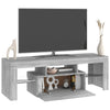 TV-taso LED-valoilla harmaa Sonoma 120x35x40 cm