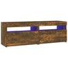 TV-taso LED-valoilla savutammi 120x35x40 cm