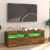 TV-taso LED-valoilla savutammi 120x35x40 cm