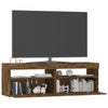 TV-taso LED-valoilla savutammi 120x35x40 cm