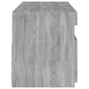TV-taso LED-valoilla harmaa Sonoma 120x35x40 cm