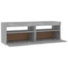 TV-taso LED-valoilla harmaa Sonoma 120x35x40 cm