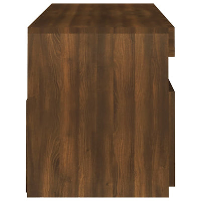 Ruskea tammi tv-taso led-valoilla Noela 120x35x40cm