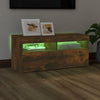 TV-taso LED-valoilla savutammi 90x35x40 cm