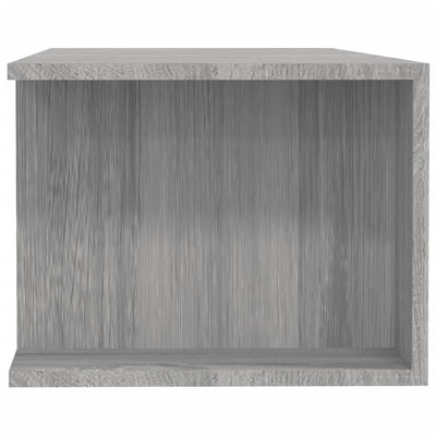 TV-taso LED-valoilla harmaa Sonoma 135x39x30 cm