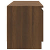 TV-taso LED-valoilla ruskea tammi 120x30x35,5 cm