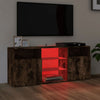 TV-taso LED-valoilla savutammi 120x30x50 cm