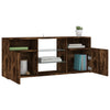 TV-taso LED-valoilla savutammi 120x30x50 cm