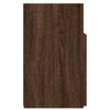 TV-taso LED-valoilla ruskea tammi 120x30x50 cm