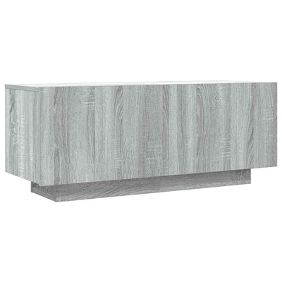 TV-taso harmaa Sonoma 100x35x40 cm tekninen puu