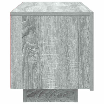 TV-taso harmaa Sonoma 100x35x40 cm tekninen puu
