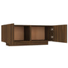 TV-taso ruskea tammi 100x35x40 cm tekninen puu