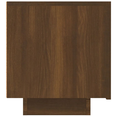 TV-taso ruskea tammi 100x35x40 cm tekninen puu