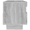 TV-taso LED-valoilla harmaa Sonoma 100x35x40 cm