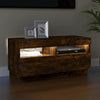TV-taso LED-valoilla savutammi 80x35x40 cm