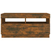 TV-taso LED-valoilla savutammi 80x35x40 cm