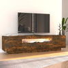 TV-taso LED-valoilla savutammi 160x35x40 cm