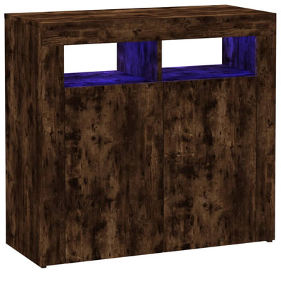 Senkki LED-valoilla savutammi 80x35x75 cm