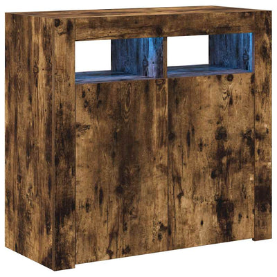 Savutammi senkki led-valoilla Panaghia 80x35x75cm