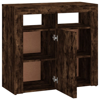 Senkki LED-valoilla savutammi 80x35x75 cm