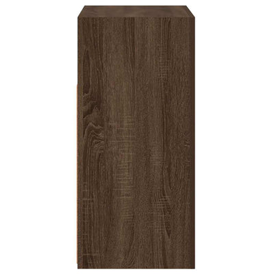 Ruskea tammi senkki led-valoilla Panaghia 80x35x75cm