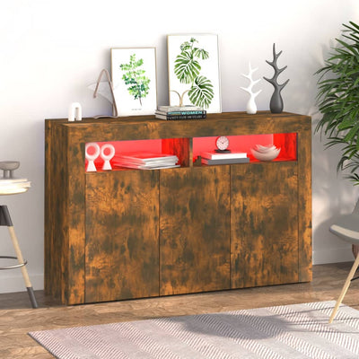 Senkki LED-valoilla savutammi 115,5x30x75 cm