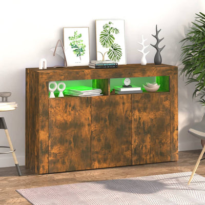 Senkki LED-valoilla savutammi 115,5x30x75 cm