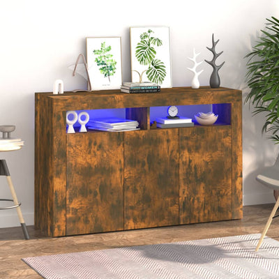 Senkki LED-valoilla savutammi 115,5x30x75 cm