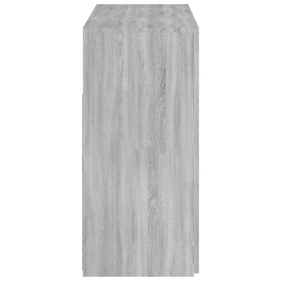 Senkki LED-valoilla harmaa Sonoma 115,5x30x75 cm