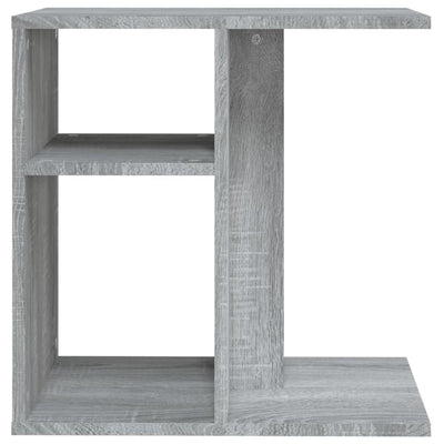 Sivupöytä harmaa Sonoma 50x30x50 cm tekninen puu