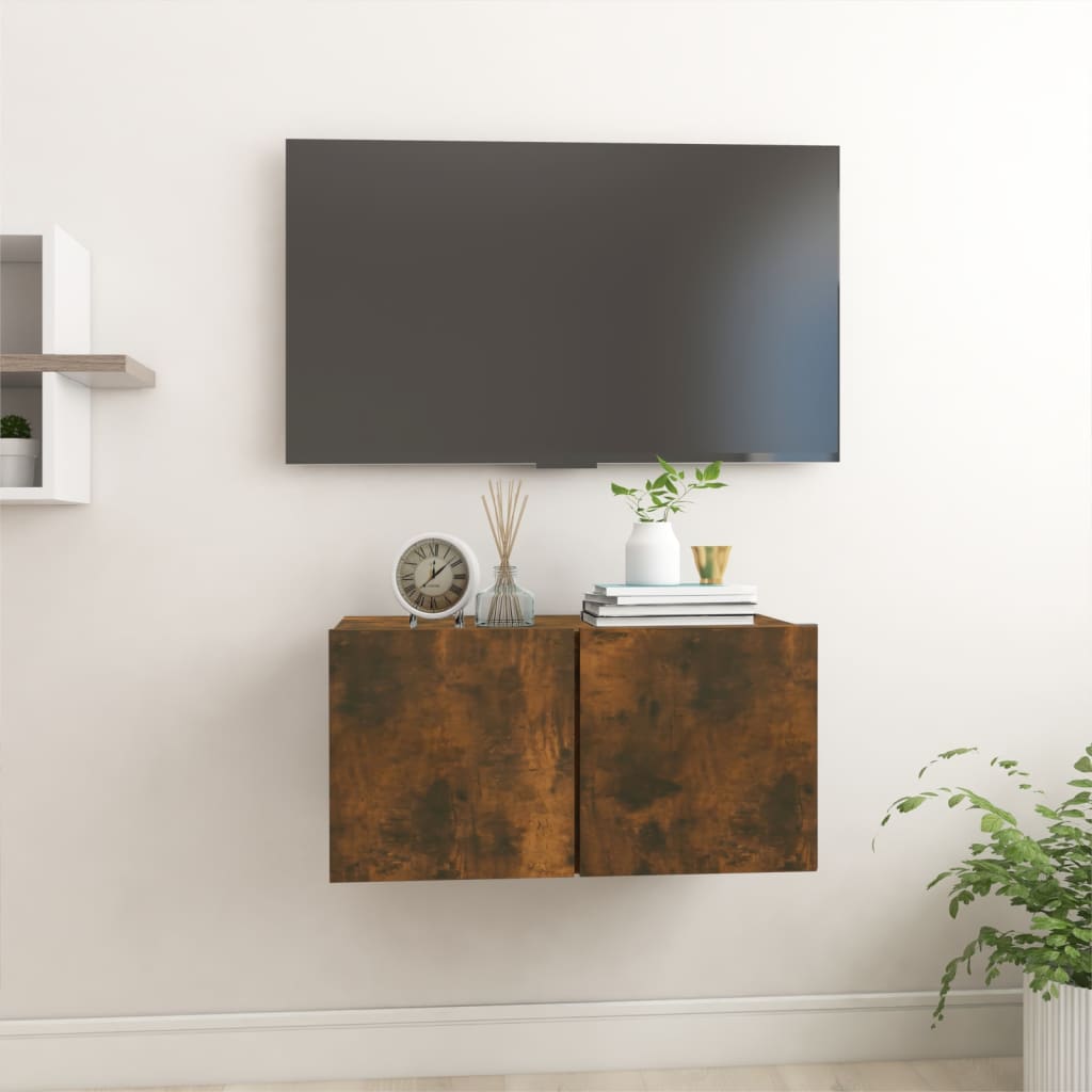 Savutammi riippuva tv-taso Iozse 60x30x30cm (puinen)