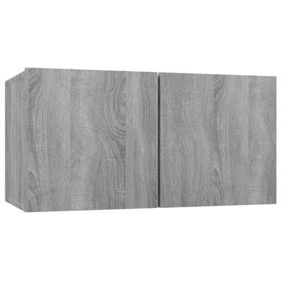 Riippuva TV-kaappi harmaa Sonoma 60x30x30 cm tekninen puu