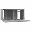 Riippuva TV-kaappi harmaa Sonoma 3 kpl 60x30x30 cm tekninen puu