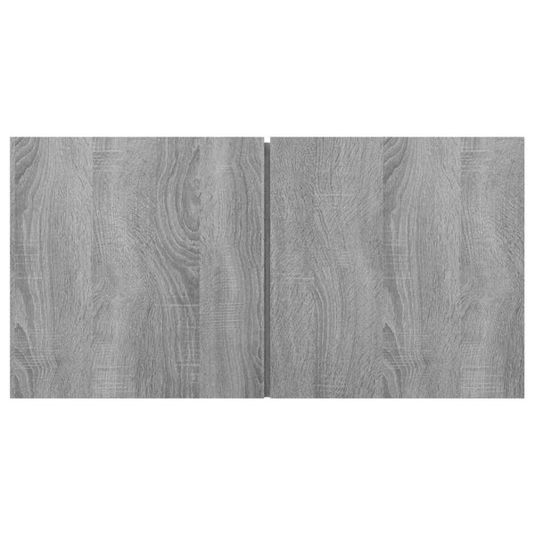 Riippuva TV-kaappi harmaa Sonoma 3 kpl 60x30x30 cm tekninen puu