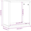 Savustettu tammi wall cube hyllyt Annemona 30x15x30cm (4 kpl)
