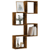Wall Cube Hyllyt 4 kpl Savustettu tammi 30x15x30 cm