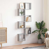 Wall Cube Hyllyt 6 kpl Harmaa Sonoma 30x15x30 cm