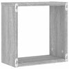 Wall Cube Hyllyt 6 kpl Harmaa Sonoma 30x15x30 cm