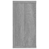 Seinäkuutiohyllyt 2 kpl harmaa Sonoma 100x15x30 cm tekninen puu