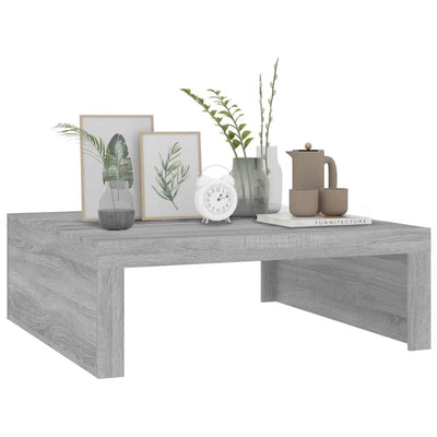 Sohvapöytä harmaa Sonoma 100x100x35 cm tekninen puu