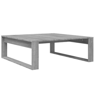 Sohvapöytä harmaa Sonoma 100x100x35 cm tekninen puu