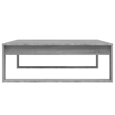 Sohvapöytä harmaa Sonoma 100x100x35 cm tekninen puu