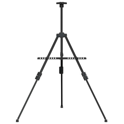 Musta säädettävä esittelymaalausteline Ioandab (metalli)