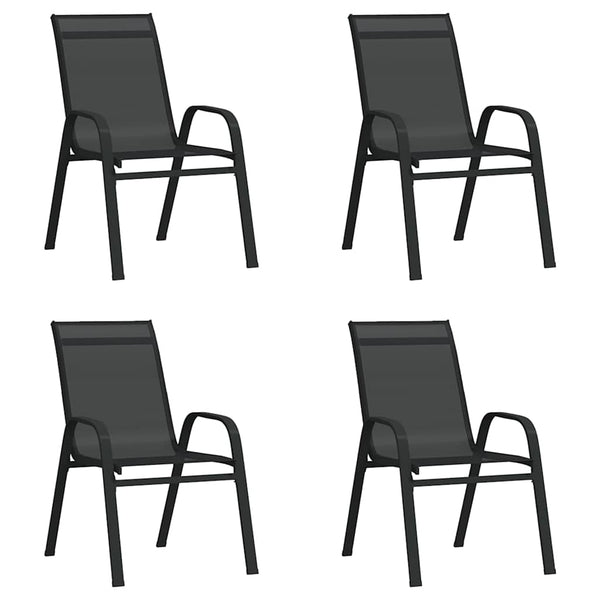 5-osainen Puutarharuokailuryhmä musta