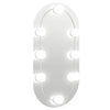 Peili LED-valoilla 40x20 cm lasi soikea