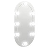 Peili LED-valoilla 60x30 cm lasi soikea