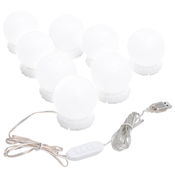 Peili LED-valoilla 60x40 cm lasi kaari